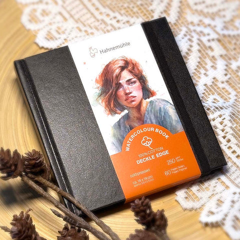 Hahnemühle Watercolour Book Deckle Edge