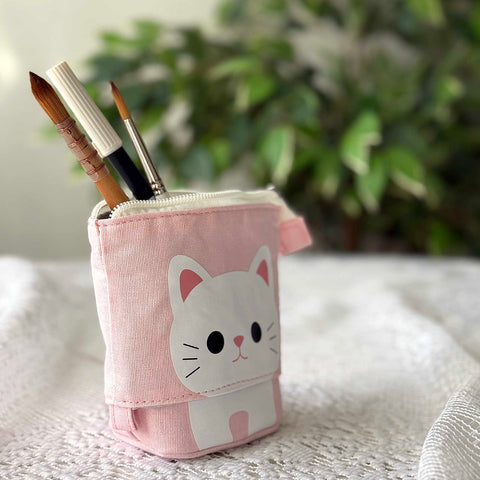 Pencil Case Cat - Pink