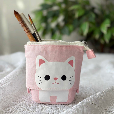 Pencil Case Cat - Pink