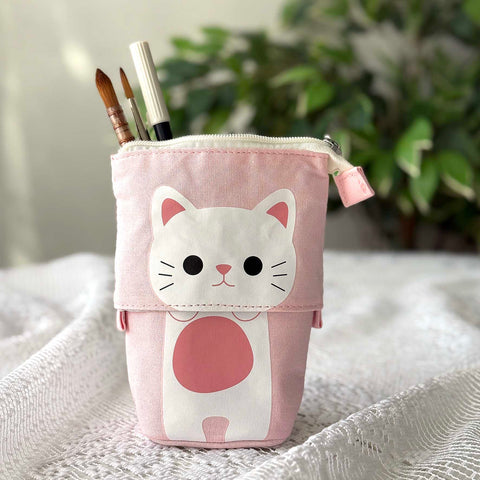 Pencil Case Cat - Pink