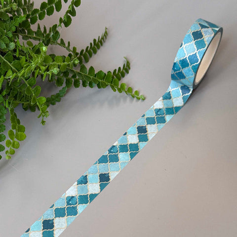 Washi tape Pattern, gold foil