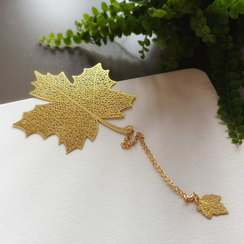 Bookmark metal - Maple Leaf