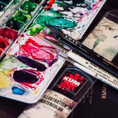 KUM Watercolor Illustration Set