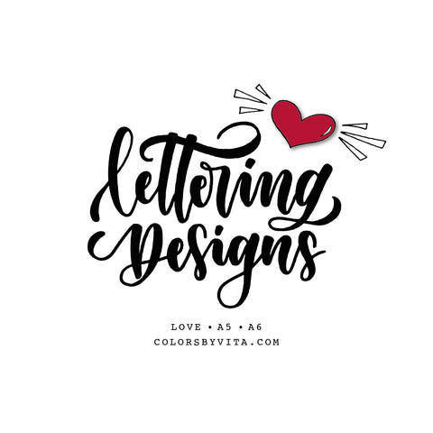 Love Printable Lettering Design