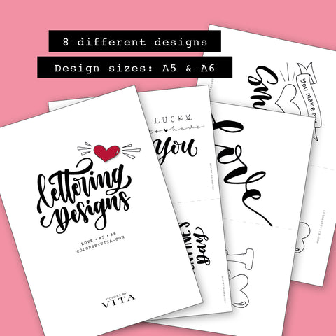 Love Printable Lettering Design